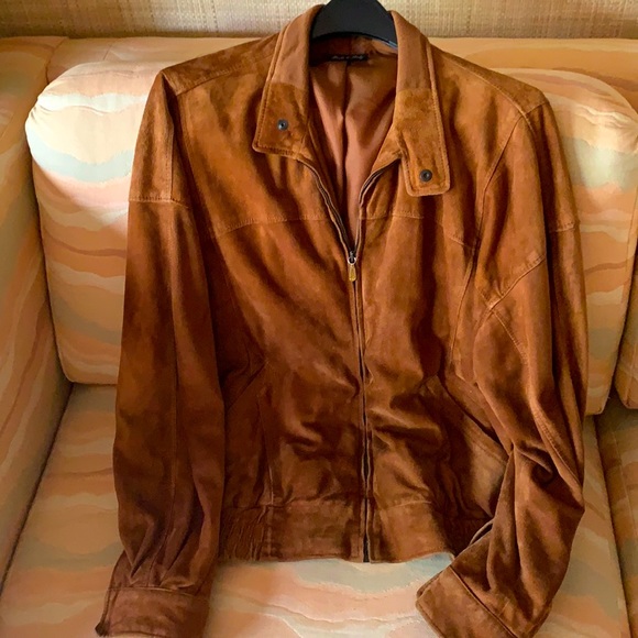 bally suede jacket
